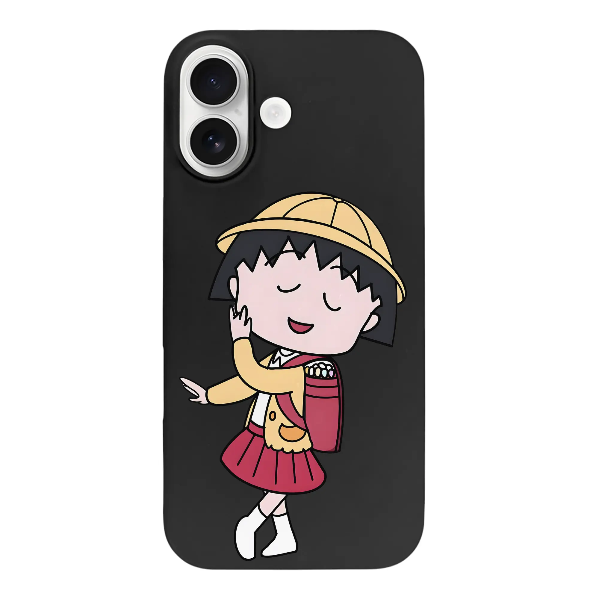 ちびまる子ちゃん グッズ さくら ももこ - iPhone 17 シリーズ シリコンケース 薄型 耐衝撃 指紋防止 ソフトタッチカバー 精密フィット 傷防止 保護ケース iPhone 17/17 Air/17 Pro/17 Pro Max 対応